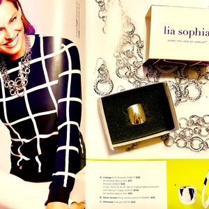 Lia Sophia Silver Screen Ring